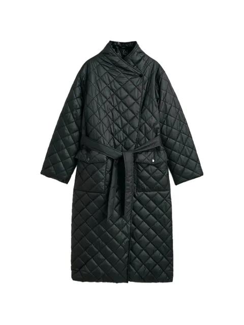 quilted belted coat by GANT