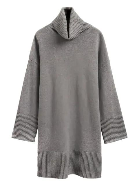 roll neck ribbed mini dress by GANT
