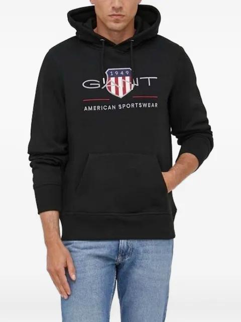 shield-logo hoodie by GANT