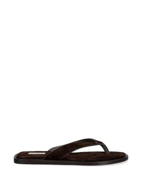 suede thong-strap flip-flops by GANT