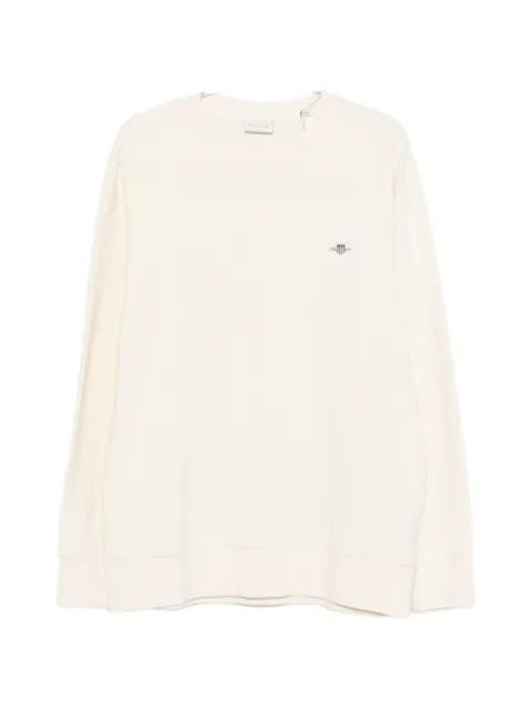 textured logo sweatshirt by GANT