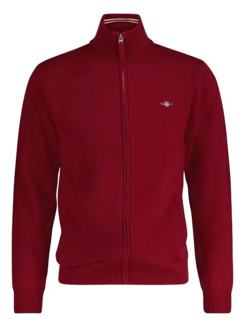 zip-fastening wool sweatshirt by GANT