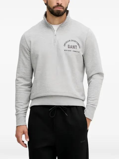 zip-neck sweatshirt by GANT