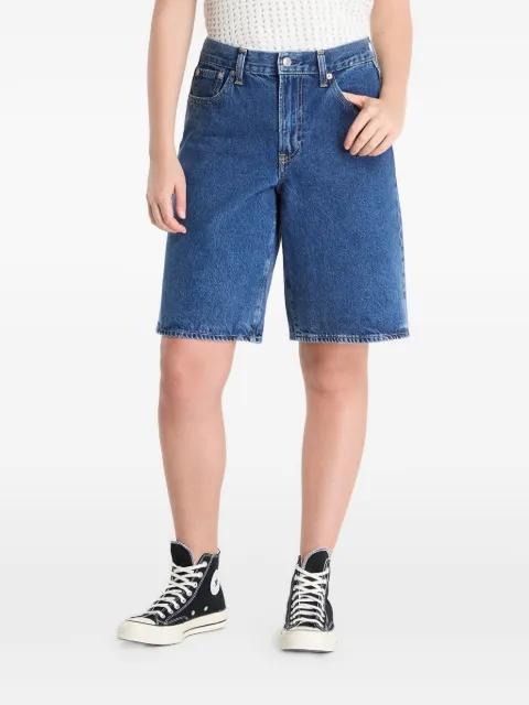 high-waisted denim shorts by GAP