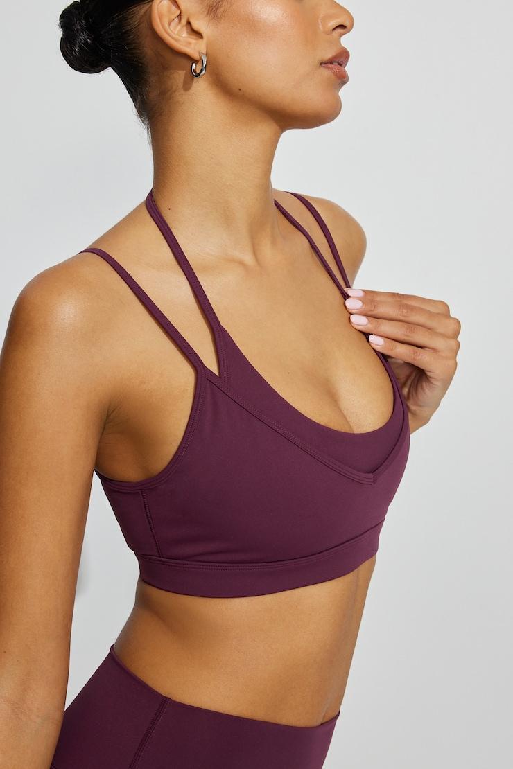 Active Layered Halter Bra by GARAGE
