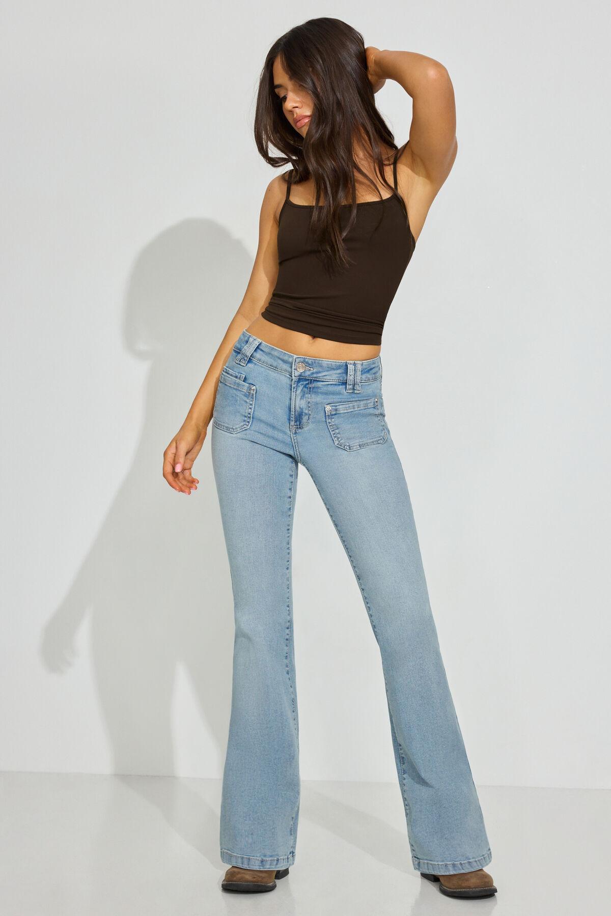 Low Rise Flare Jeans by GARAGE