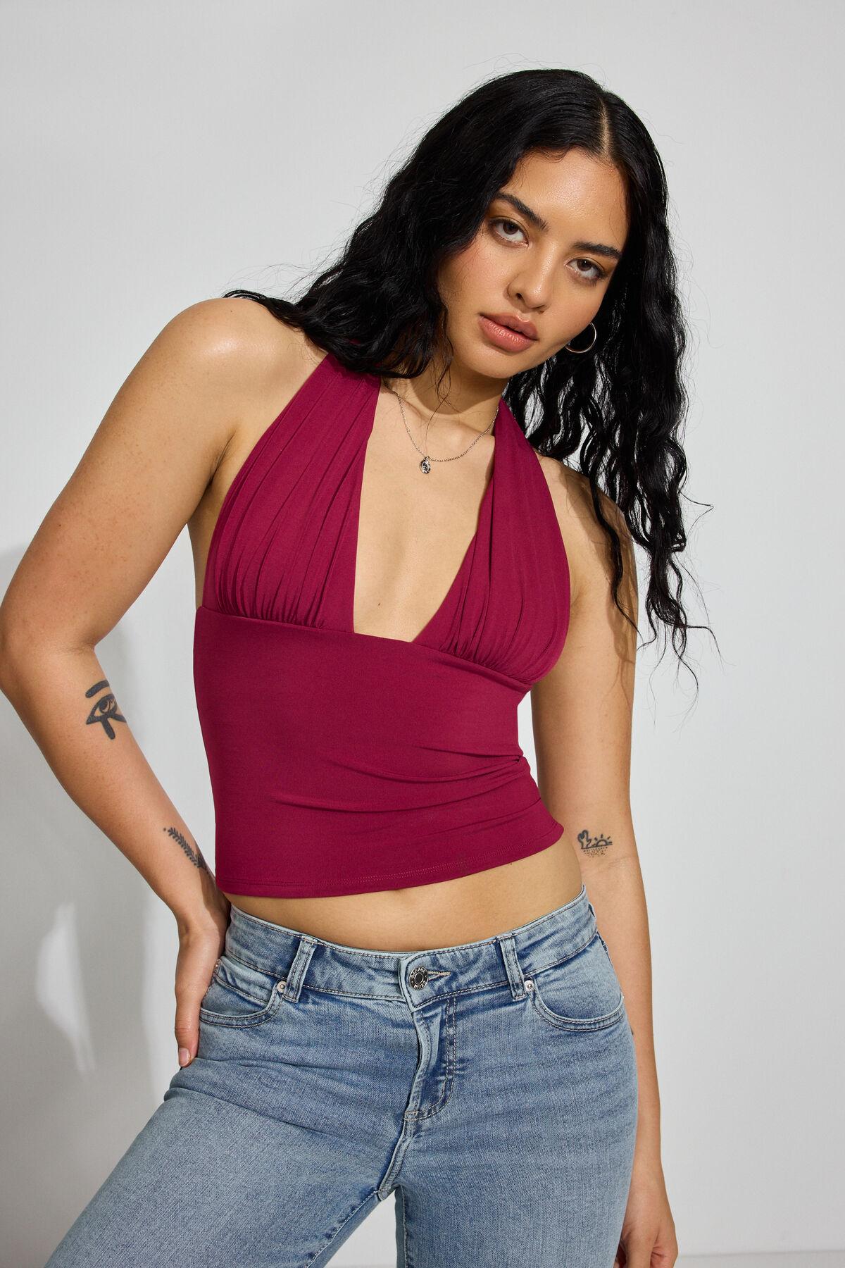 Pixie Plunge Halter Top by GARAGE