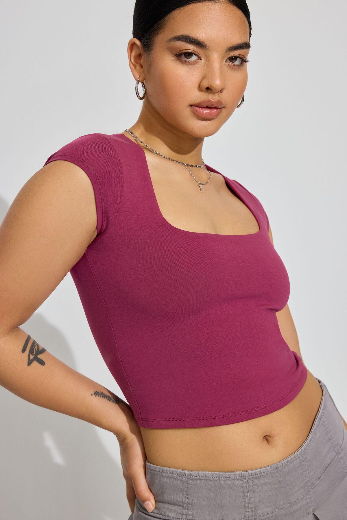 Portia Square Neckline Tee by GARAGE