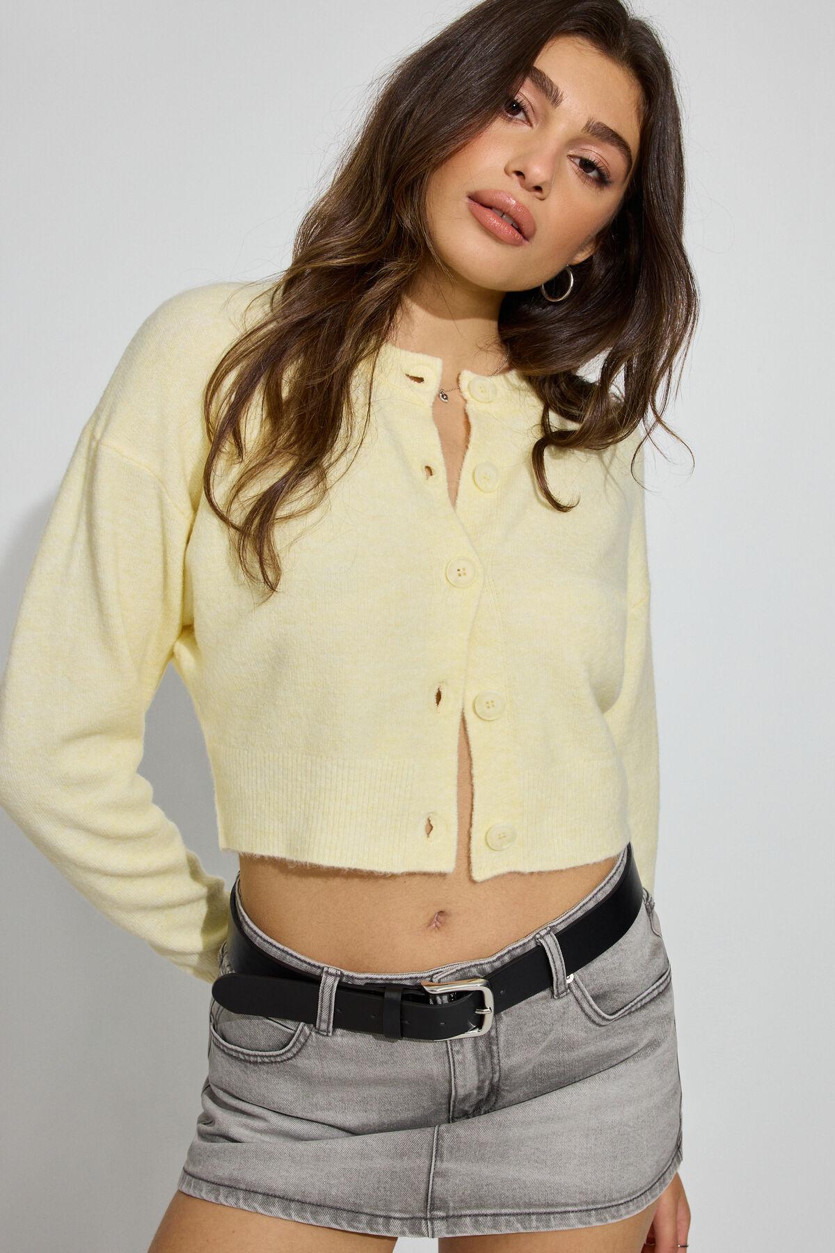 Renee Spongy Cropped Cardigan by GARAGE