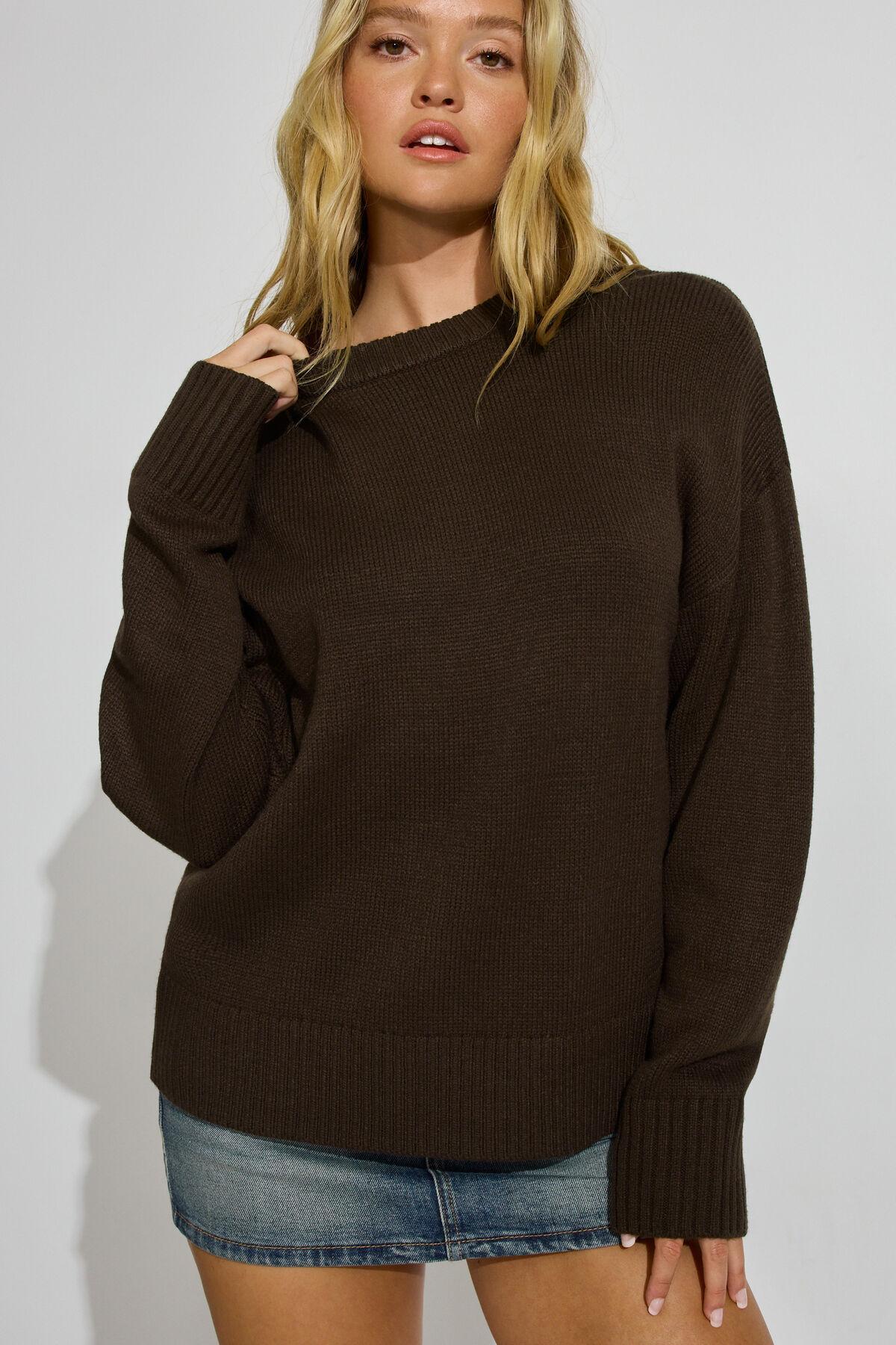 Roxy Long Sleeve Supersoft Crewneck Sweater by GARAGE