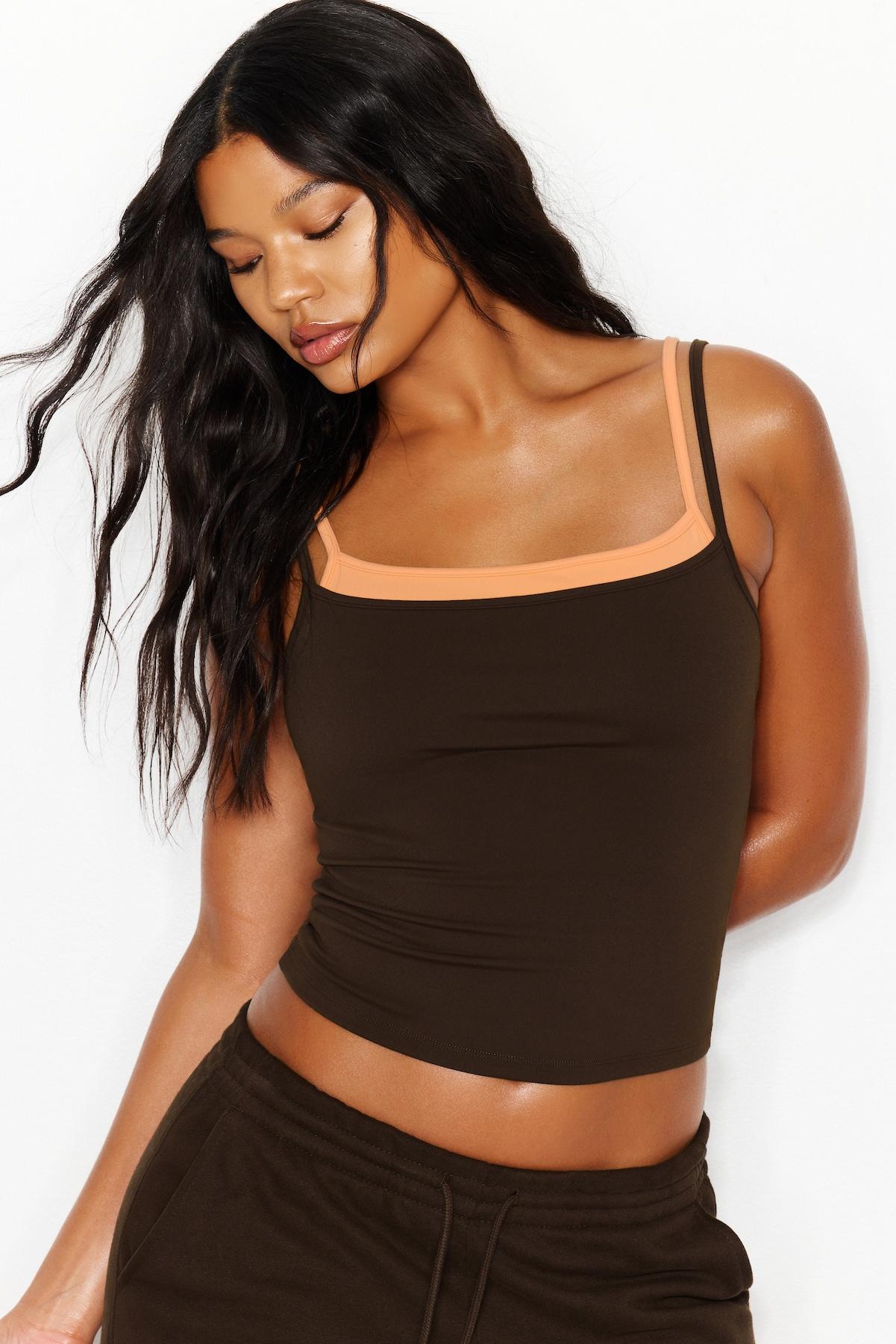 Sleek Double Layer Cami Top by GARAGE