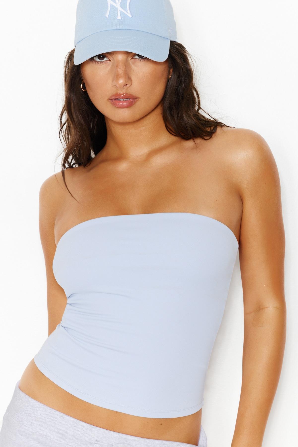 Sleek Longline Tube Top by GARAGE