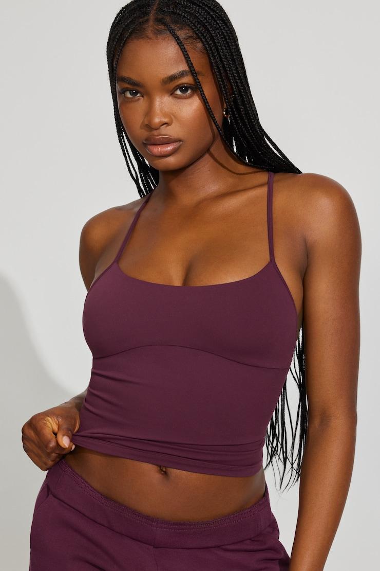 Sleek Underbust Crossback Cami Top by GARAGE