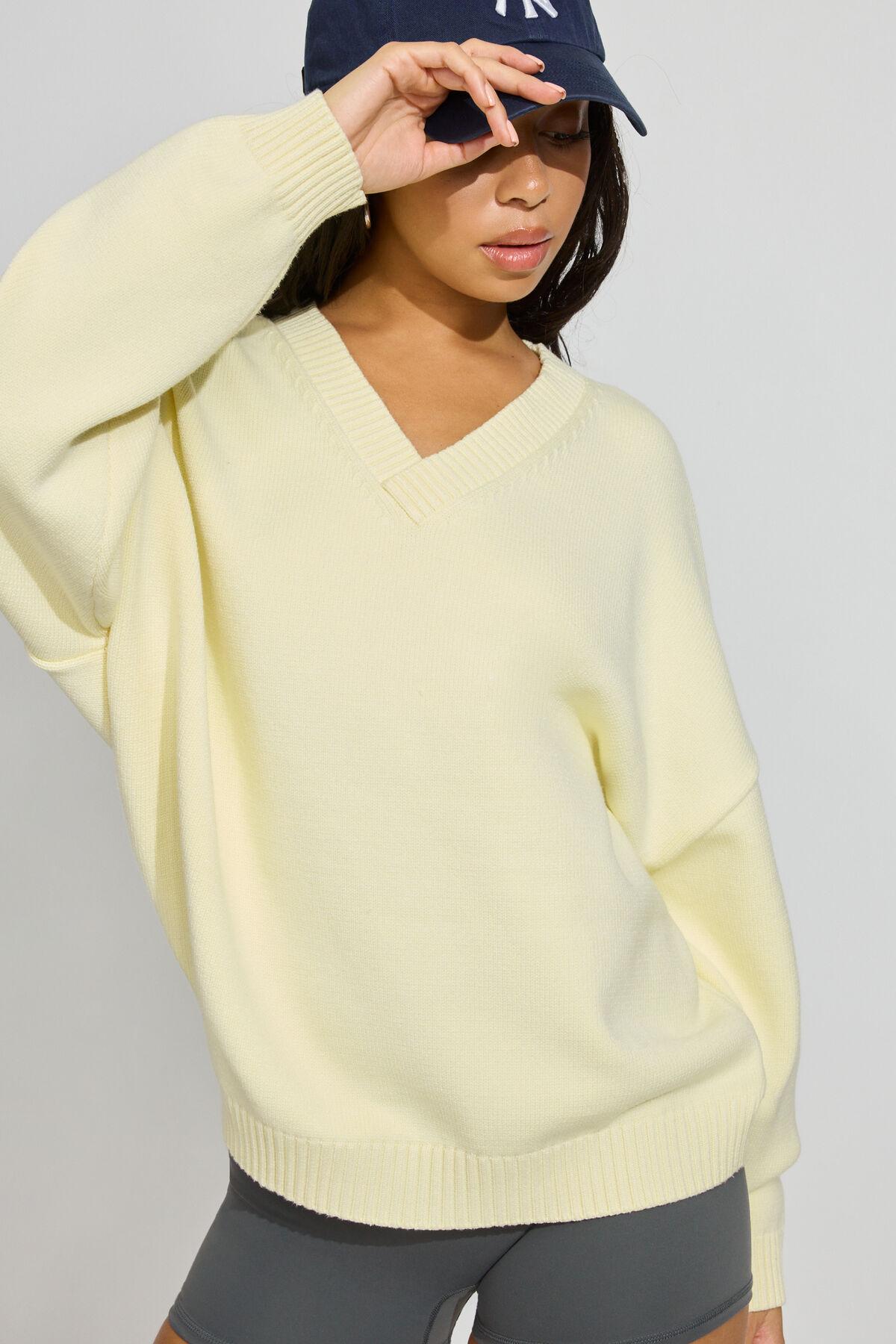 V-Neck Oversized Sweater by GARAGE
