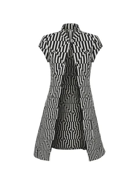 geometric-pattern Frock coat by GARETH PUGH