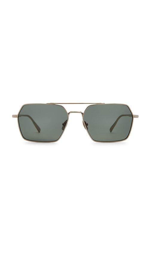 Garrett Leight Alta Sun in Metallic Silver by GARRETT LEIGHT