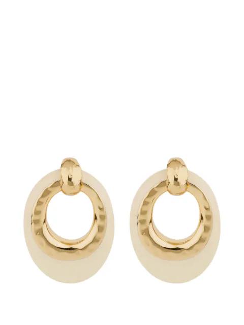 Selva hammered hoop small earrings by GAS BIJOUX