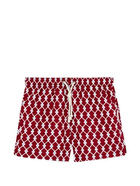Portofino graphic-print swim shorts by GASSA D AMANTE