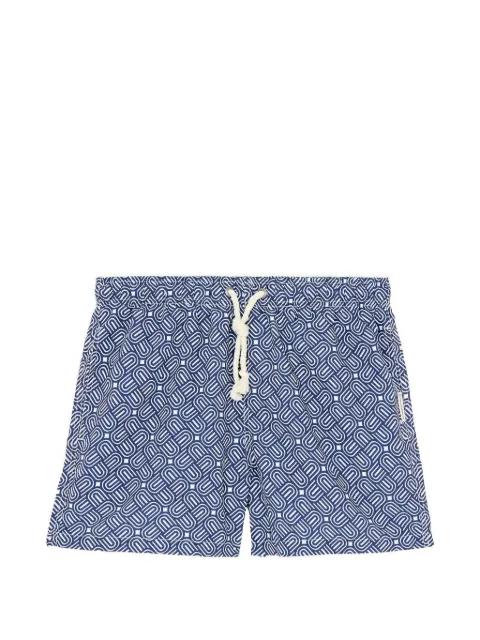 geometric-print drawstring swim shorts by GASSA D AMANTE