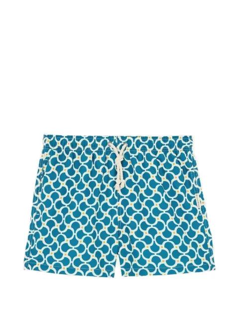 geometric-print drawstring swim shorts by GASSA D AMANTE