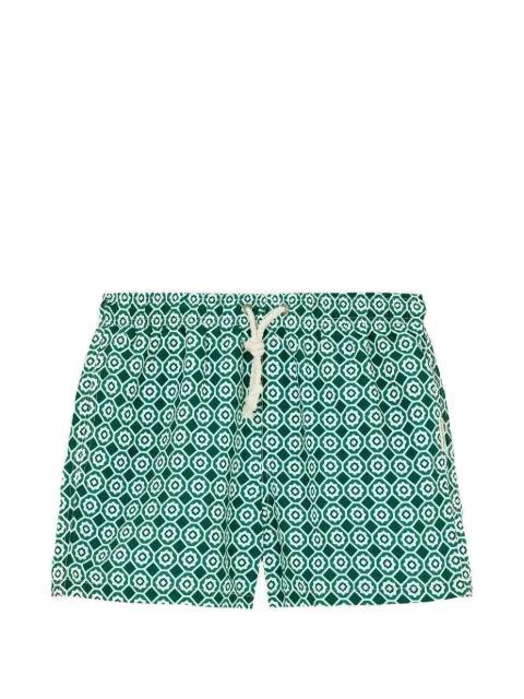 geometric-print swim shorts by GASSA D AMANTE