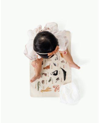 Animal Alphabet Baby Changing Mat by GATHRE