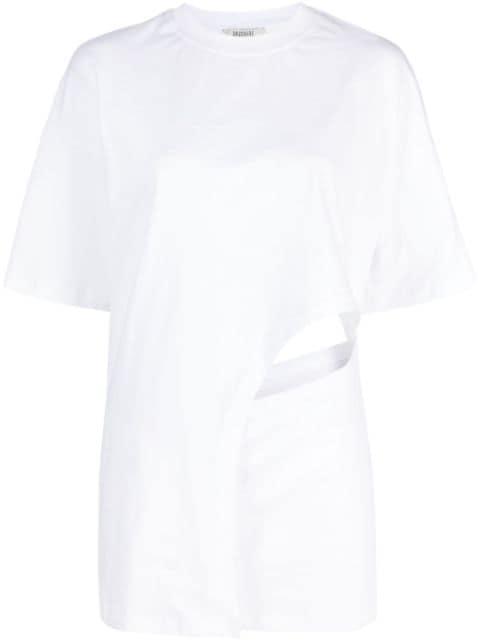 asymmetric cotton T-shirt by GAUCHERE