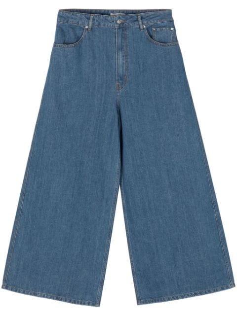 mid-rise wide-leg trousers by GAUCHERE