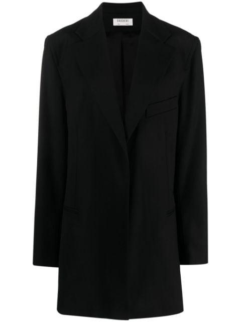 notched-lapels single-breasted coat by GAUCHERE