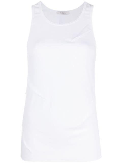round-neck sleeveless tank top by GAUCHERE