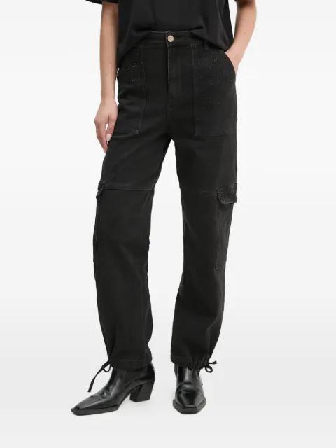 high-waisted cargo jeans by GAUDI