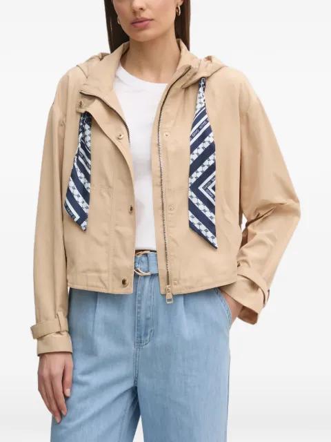 hoodied-scarf jacket by GAUDI