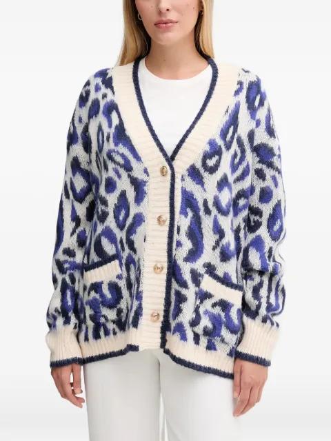 leopard-print button-up cardigan by GAUDI