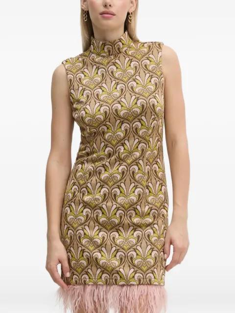 pattern mini dress by GAUDI
