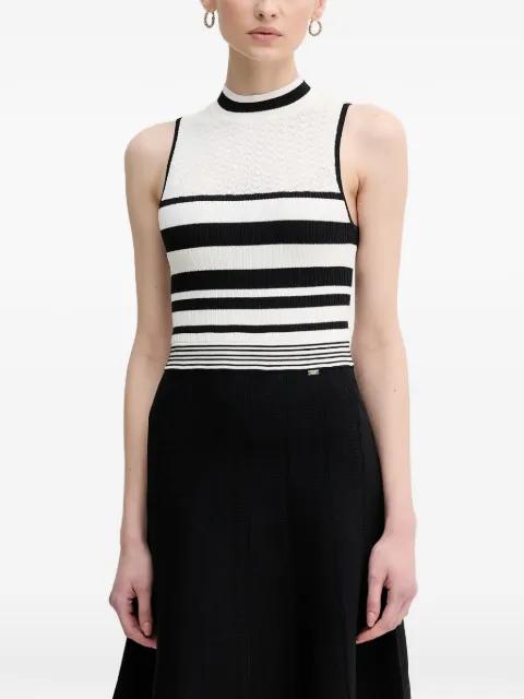 striped sleeveless mini dress by GAUDI