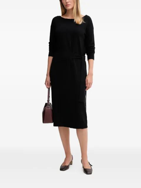 tie-waist midi dress by GAUDI