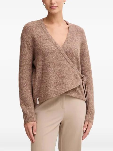 wrap-tie cardigan by GAUDI