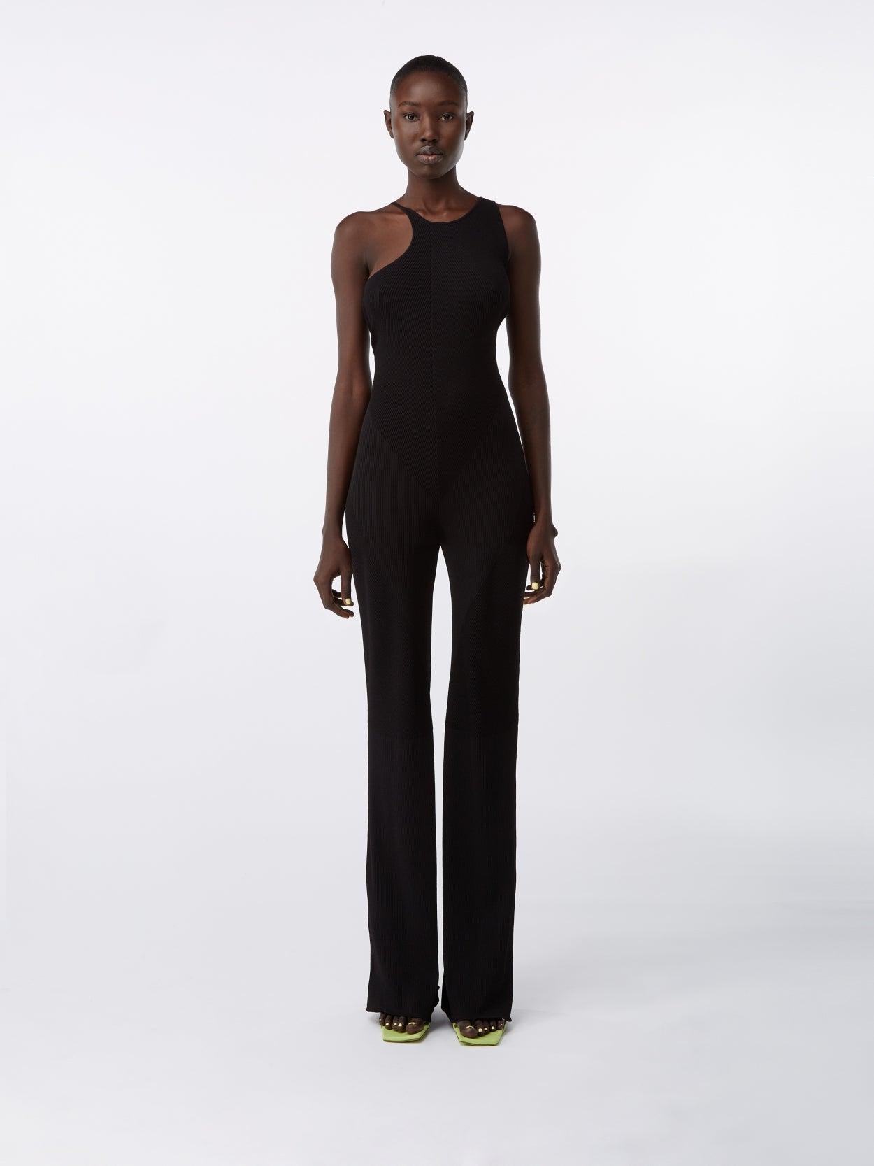 Casona Black – Rayon Blend Knit Jumpsuit | GAUGE81 by GAUGE81