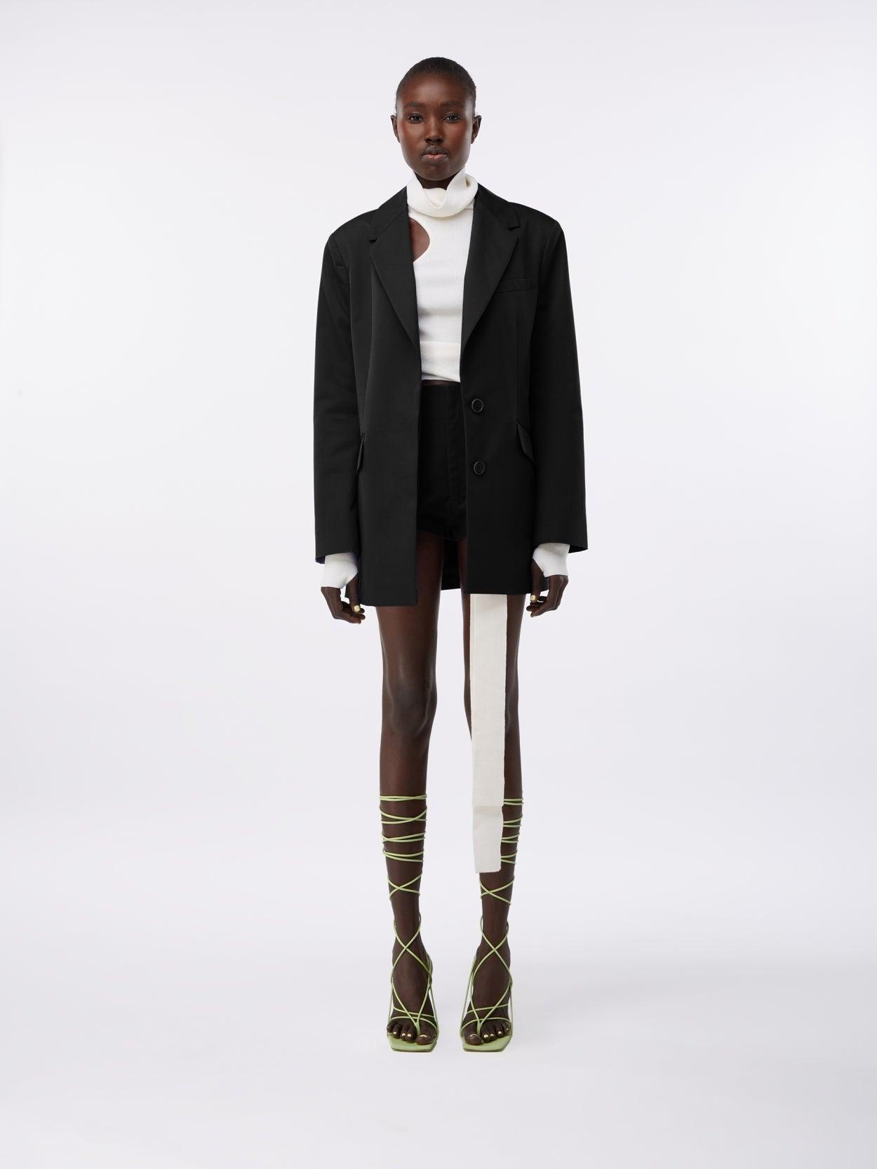Clarens Black – Cotton Blazer | GAUGE81 by GAUGE81