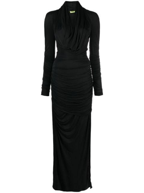 Elos draped maxi dress by GAUGE81