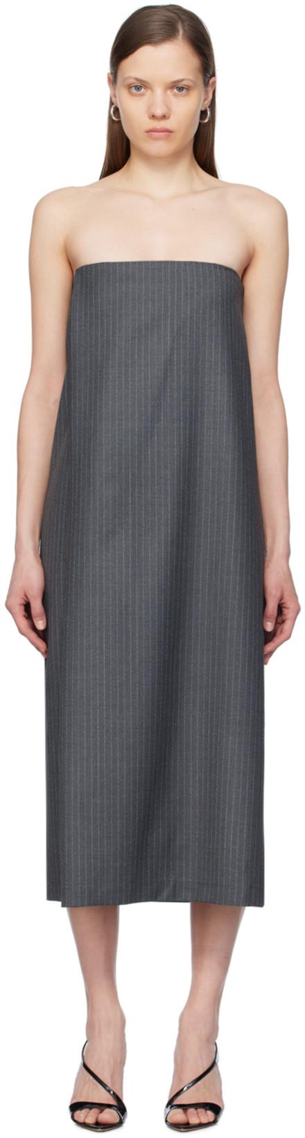 Gray Sidi Midi Dress by GAUGE81