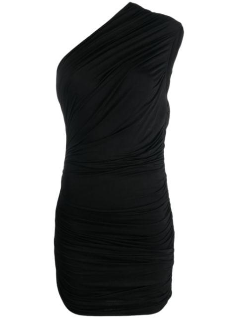 Ira one-shoulder draped midi dress by GAUGE81