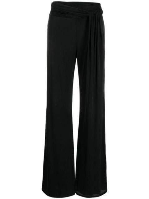 Loutro draped wide-leg trousers by GAUGE81