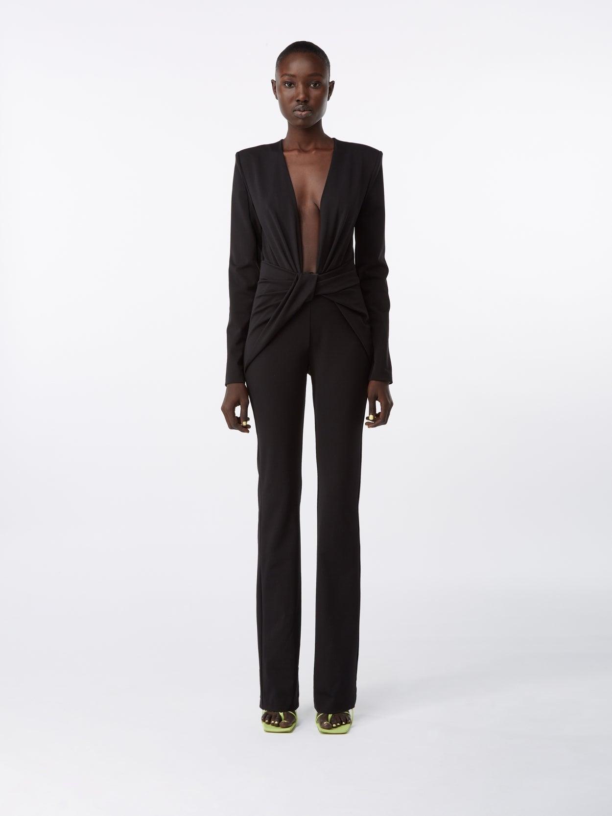 Phil Black – Plunge Ecovero Viscose Jumpsuit | GAUGE81 by GAUGE81