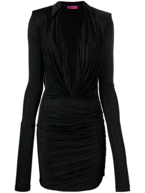 Utena cowl-neck mini dress by GAUGE81