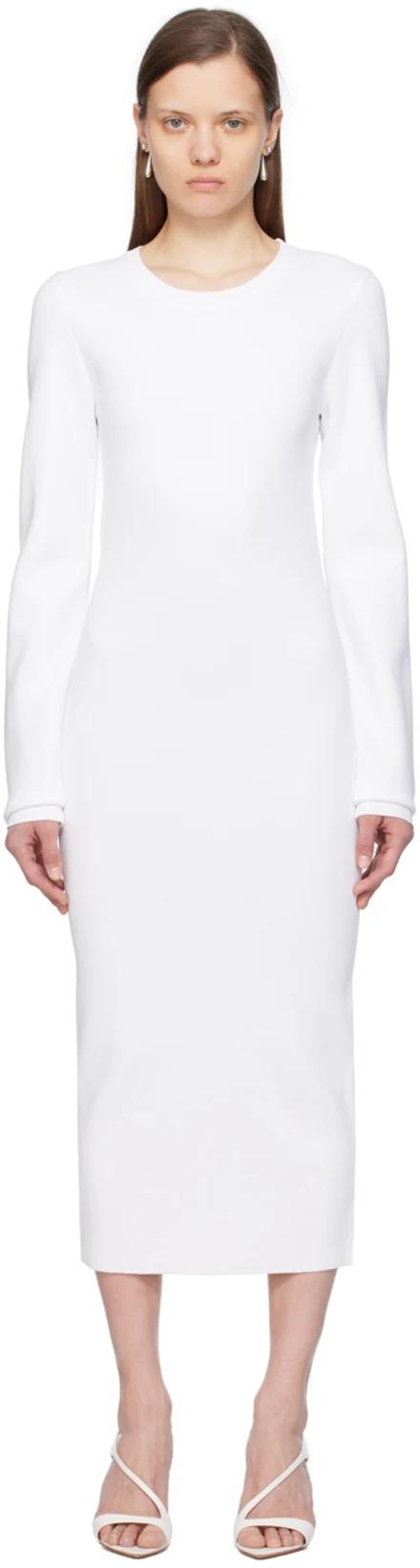 White Huela Maxi Dress by GAUGE81