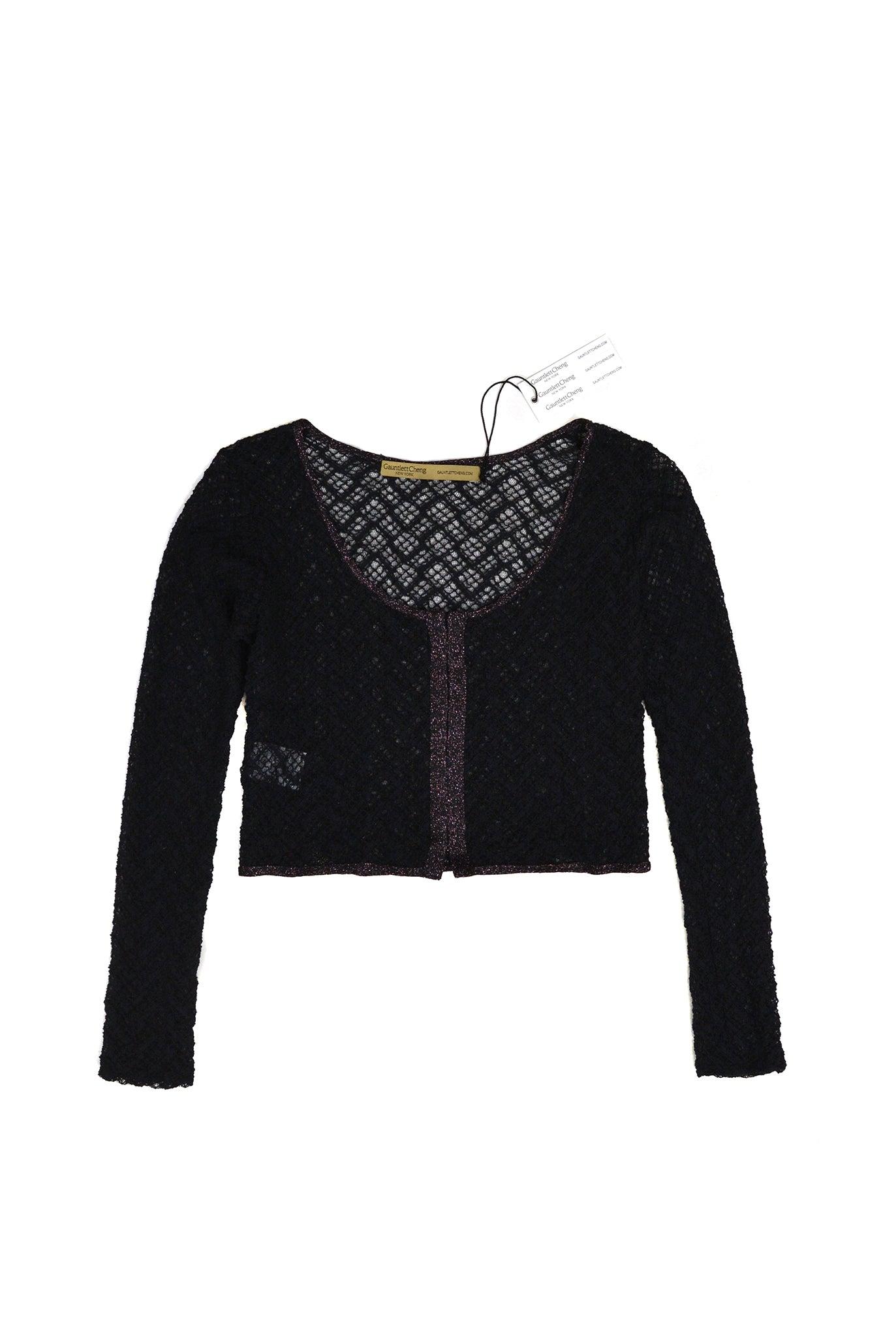 Gauntlett Cheng Lace Knit Cardigan by GAUNTLETT CHENG