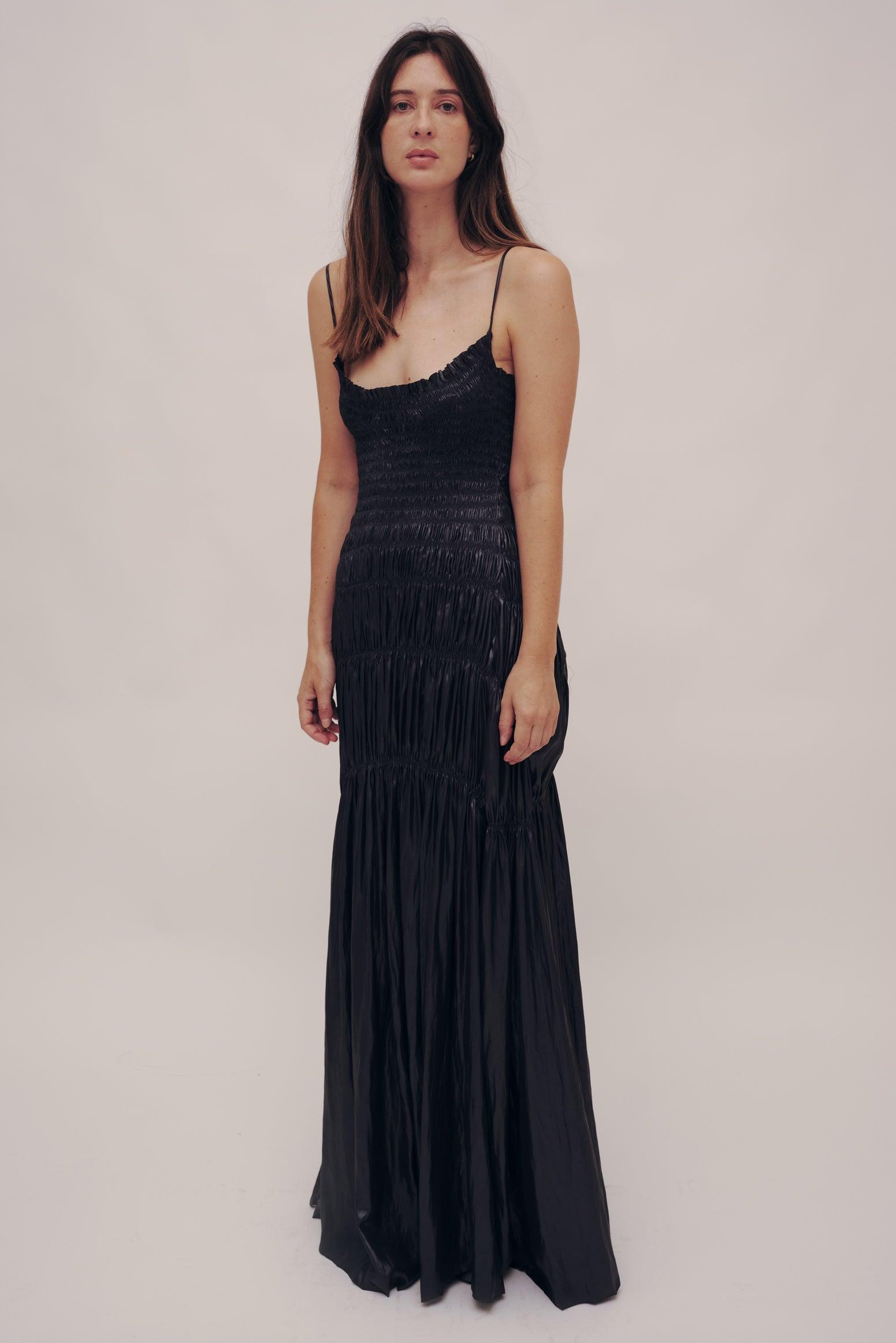 Wet Gathered Gown by GAUNTLETT CHENG