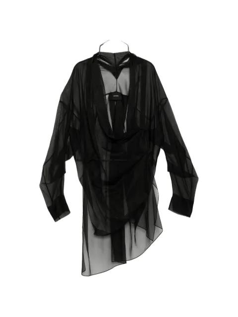 draped blouse by GAZ DE LIN