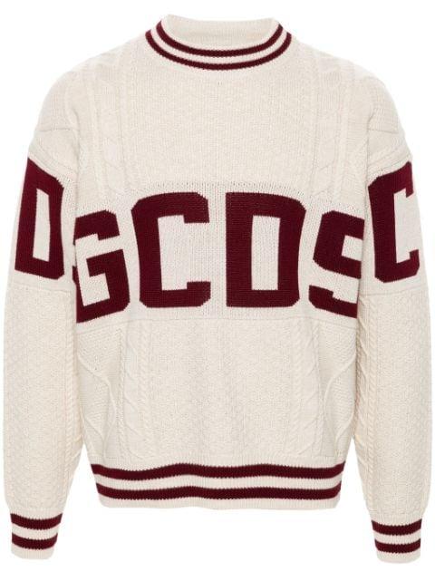 Band-logo sweater by GCDS